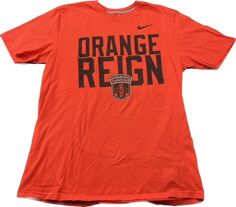 VTG 2010 MLB world series champions San Francisco Giants Orange T Shirt Size L Cover