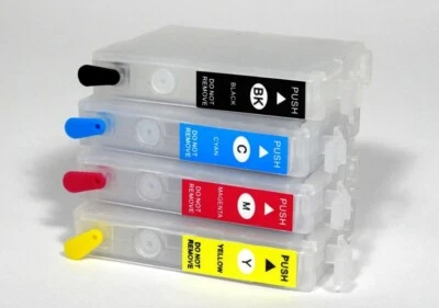 220XL Alternative No Chip Refillable Ink Cartridge for Epson WF-2750 WF-2760 New - Image 1 of 4