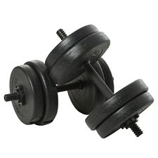 20-Kilogram 44-Pound Adjustable Pair Dumbbell Set for Weight Fitness Training Ex