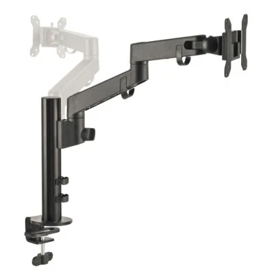 SIIG Single Pole Arm Multi-Angle Replaceable Articulating Monitor Desk Mount - Image 1 of 4