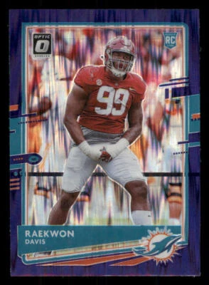 2020 Donruss Optic Purple Shock #134 Raekwon Davis - Image 1 of 2
