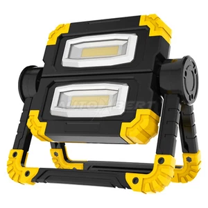 LED Baustrahler 40W USB Akku Arbeitsleuchte Magnetisch Scheinwerfer 4000 Lumen & - Bild 1 von 10