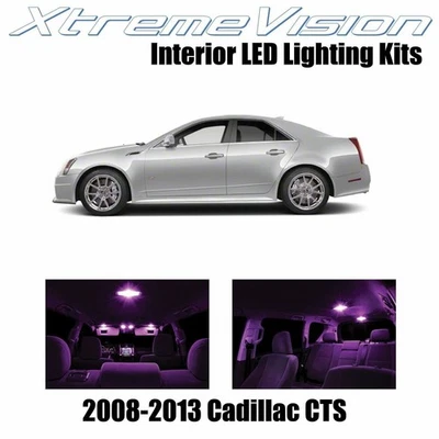LED interior XtremeVision para Cadillac CTS 2008-2013 (16 PIEZAS) rosa Foto 1 de 4