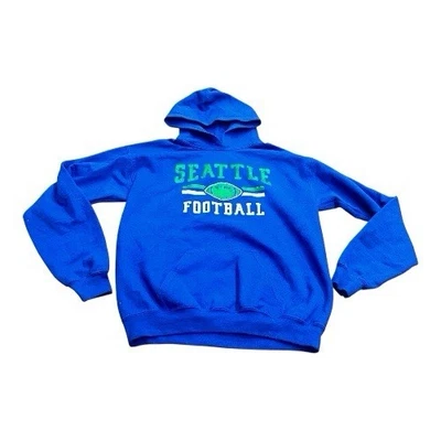 Seattle Seahawks Sweatshirt, Youth Size XL (14), Blue, Hoodie - Image 1 of 4