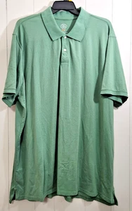Men's 4XLT St John's Bay 3 Button Polo / Green / NWOT - Picture 1 of 3