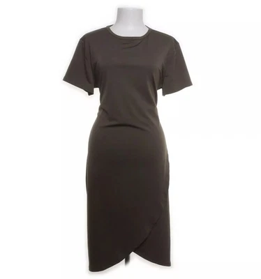 SHEIN leid - braun / olivfarben - Größe XL bzw 0XL - NEU - Wickel-Rock / -Kleid - Bild 1 von 4