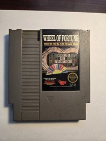 Wheel of Fortune Game (Nintendo Entertainment System, 1988) Tested Working NES