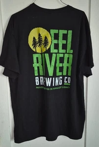 Eel River Brewing Co Humboldt County California dive bar craft beer T Shirt XL - Picture 1 of 3