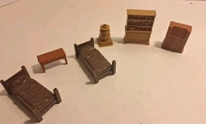 Lote de 6 muebles para casa de muñecas vintage años 50 algunos Marx. - Imagen 1 de 8