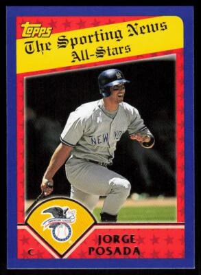 2003 Topps 363 Jorge Posada New York Yankees - Image 1 of 2