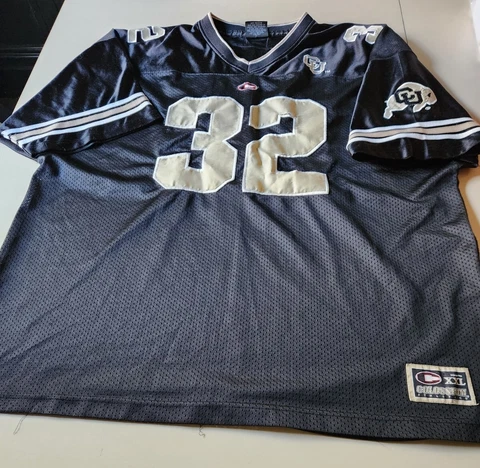 Colorado Buffaloes  Colosseum #32 Football Jersey Black Gold Size XXL Cover