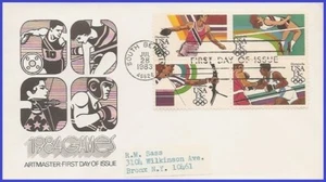 USA3 #2048-51 ADDR ARTMASTER FDC BL4 Los Angeles Impics - Bild 1 von 1