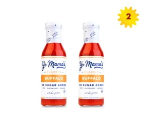 Yo Mama's Foods Keto Original Büffelsauce 13,75 Unzen x 2 Flaschen - Bild 1 von 4