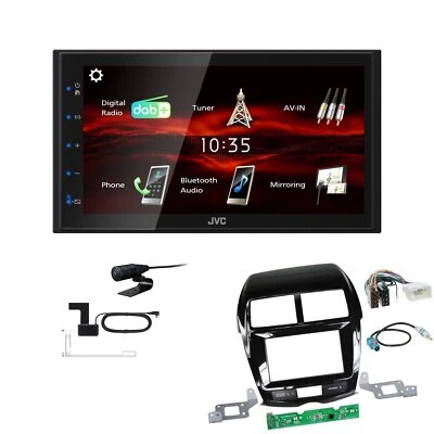 JVC KW-M180DBT 2DIN DAB+ Autoradio für Citroen C4 Aircross Typ B piano - Bild 1 von 4
