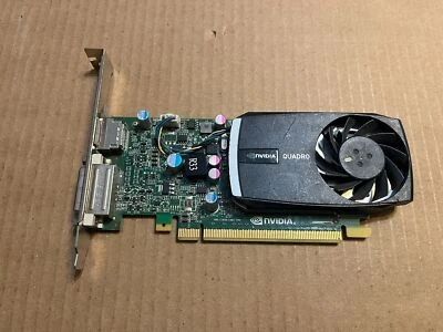 DELL NVIDIA QUADRO 400 512MB GDDR3 FULL HEIGHT VIDEO GRAPHIC CARD HWGX0 ZZ5-3(7) - Image 1 of 4