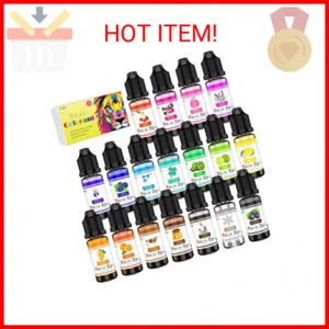 Epoxy Resin Pigment - 18 Colors Epoxy UV Resin Dye Liquid Transparent for UV Res - Picture 1 of 2