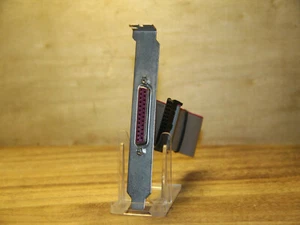 ✔️ HIGH PROFILE BRACKET WITH LPT DB25 FEMALE CONNECTOR - UK SELLER - Picture 1 of 3