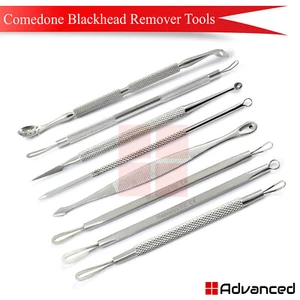 Dermatology Blemish Blackhead Acne Pimple Remover Facial Skin Care Extractors - Picture 1 of 9