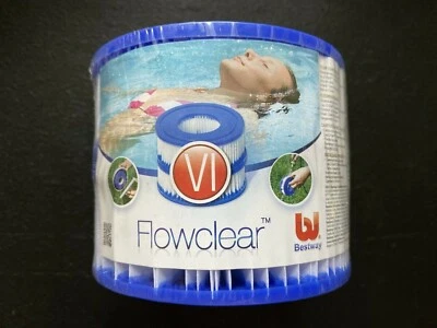 Bestway 58239 Spa Filter Pump Replacement Cartridge Type VI for Lazy-Z Spa  - Image 1 of 3