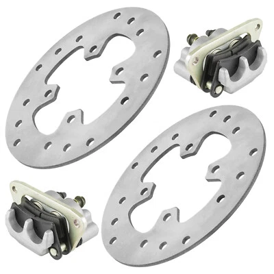 Pinza de freno delantera izquierda derecha con rotor de disco para Polaris Outlaw 450 2008-2010 Foto 1 de 4