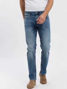 Cross Jeans Uomo Damien E198-020 IN Metà Blue - Bild 1 von 36