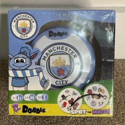 Dobble Manchester City Football Edition Brand New & Sealed Rare 2021 Xmas Gift - Image 1 of 4