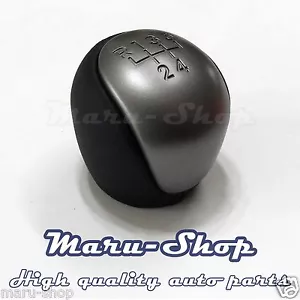 Palanca de palanca de cambios MT 5 velocidades de cuero negro para Hyundai i30/cw/Estate 07~12 - Imagen 1 de 1