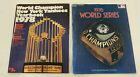 Lot de 2 New York Yankee 1978 World Series programme & annuaire JC46
