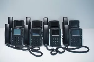 8 POLYCOM VVX-310 12-LINE COLOR VOIP GIGABIT PoE DESKTOP BUSINESS TELEPHONES - Picture 1 of 9