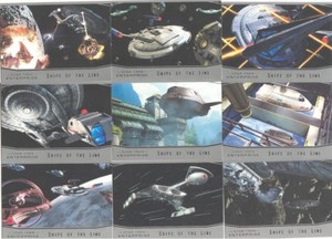 2018 Star Trek Enterprise Archives Series 1 Ships Of The Line Chase 9-Card Set!