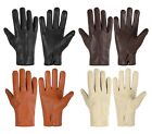 Women's Formal Gloves Lamb Leather Thermal Lining Winter Fashion Driving Gloves