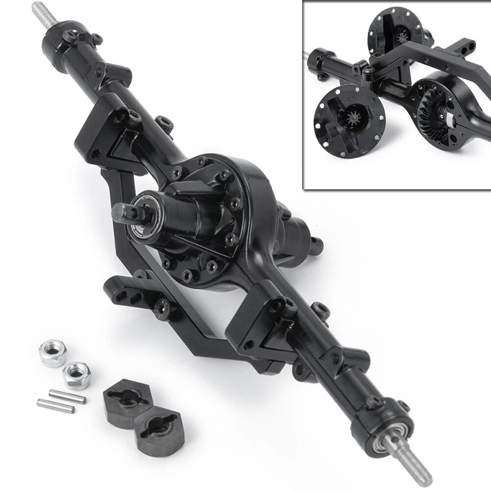 Metal Middle Central Bridge Axle For 6X6 RC 1:10  D90 Off Road Crawler Car - Image 1 of 4