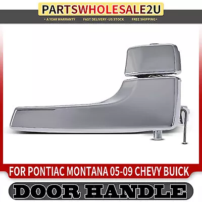 Maçaneta interna da porta do passageiro dianteiro toda cromada para Chevrolet Uplander 2005-2009 - Imagem 1 de 4