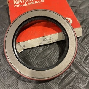 National Oil Seals Federal-Mogul PN: 455151 2.687 X 3.751 X.500 - Picture 1 of 5