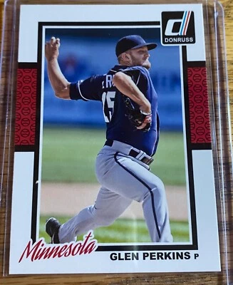 2014 Donruss #167 Glen Perkins Minnesota Twins MLB Baseball - Image 1 of 2