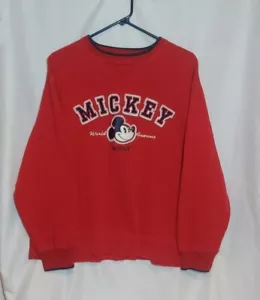 Disney Mickey Mouse Sweatshirt Women's Size Medium 49 - Picture 1 of 5