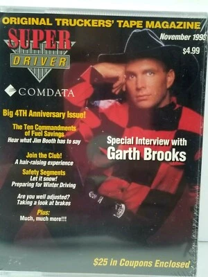 Super Driver - Original Trucker's Tape Magazine - November 1993 - Garth Brooks - Image 1 of 3