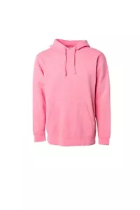 Independent Hoodie Pigment Dyed PRM4500 Pink Unisex 9oz Midweight X-Large - Picture 1 of 2