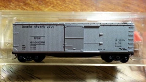 MTL Micro Trains 42050 USN UNITED STATES NAVY 40’ Wood Boxcar #61-00200 - Picture 1 of 4