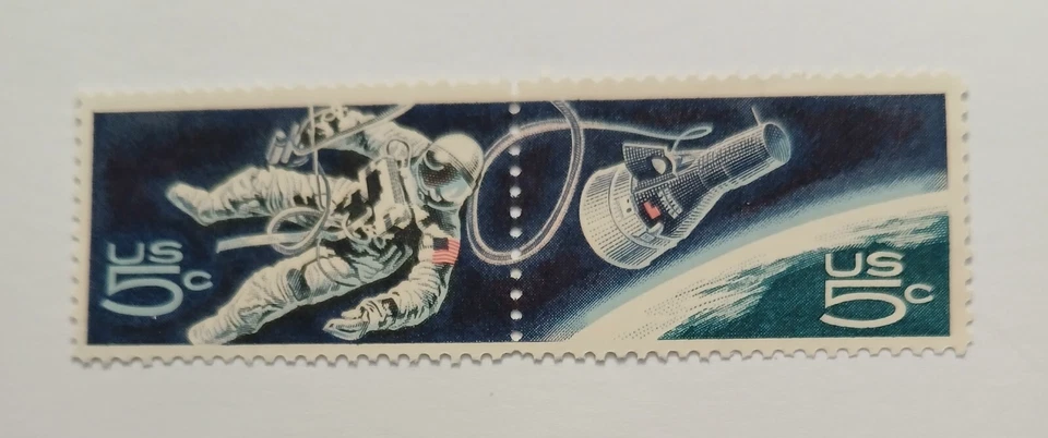 U.S - 1967 - SCOTT #1331-2 PAIR -  SPACE -MNH - Image 1 of 1