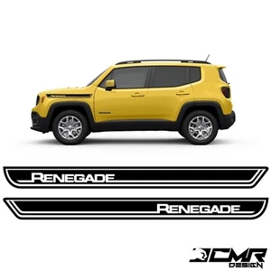 Paar Seitenaufkleber JEEP Renegade und Wrangler Grafik Bänder Decal - Bild 1 von 1