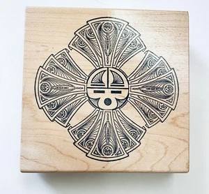 Tribal Southwestern Native American Rubber Stamp  - Taylored Artwork - Picture 1 of 3