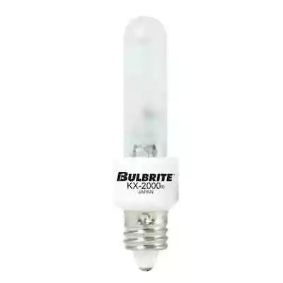 Bulbrite 473161 KX60FR/MC Krypton Xenon T3 Mini Candelabra E11 60W 120V, 2 bulbs - Image 1 of 3
