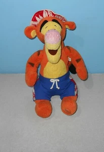 13" Pool Party Tigger Plush Swim Beach Summer Hat - Disney Store Sewn Patch - Picture 1 of 3