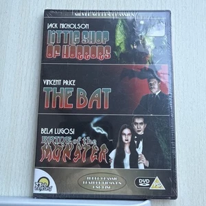 3 Classic Horrors - The Bat/Little Shop Of Horrors/Bride Of The Monster DVD - Picture 1 of 5