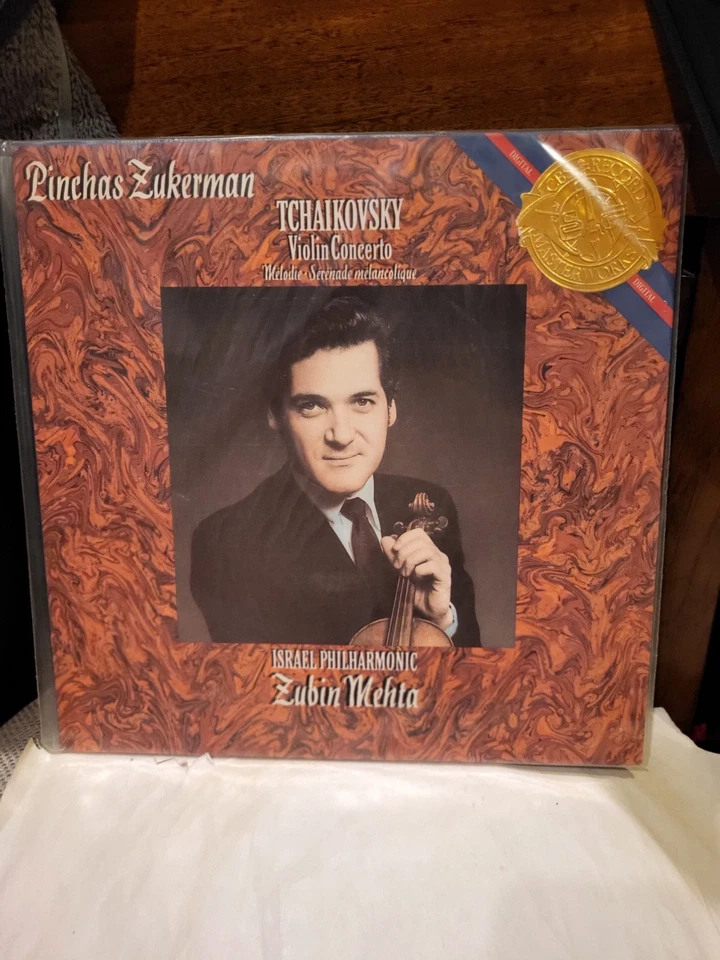 Tchaikovsky Violin Concerto LP CBS Masterworks M35894 Zukerman/Mehta SEALED 1985 Foto 1 de 4