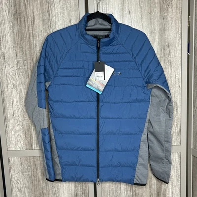 Oakley Jacket Men Small Hybrid Thinsulate Featherless 650 - 800 Warmth Blue Gray - Image 1 of 4