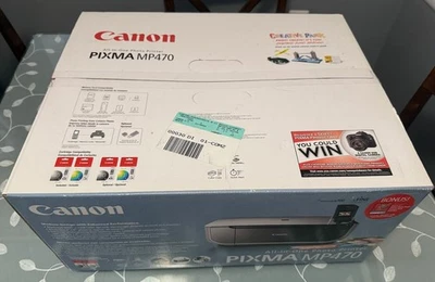 Canon PIXMA MP470 All-In-One Inkjet Printer Brand New Factory Sealed - Image 1 of 4