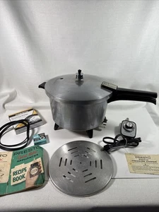 Vtg Presto 6 Quart Electric Pressure Cooker Canner & Control Master Dial Knob - Picture 1 of 24