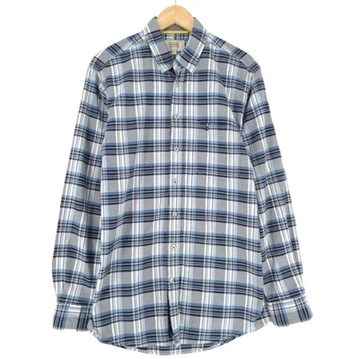 Camel Active Men Shirt Plaid Flannel Cotton Re7 Size M - Image 1 of 4